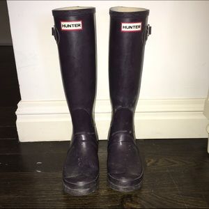 Purple Hunter Rain Boots