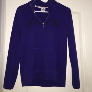 Victoria's Secret pink half zip jacket