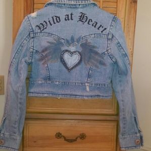 Z. Cavaricci Crop Denim Jacket