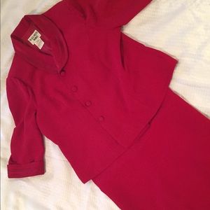 Woman's red suit combo