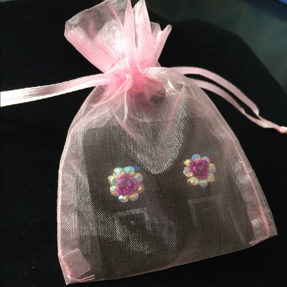 Rose earrings - Picture 2 of 2