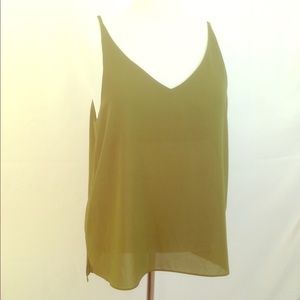 Make them green with envy camisole top.