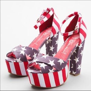 Jeffrey Campbell El Carmen Stars&Stripes heels