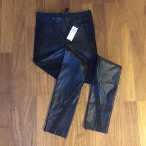 Brand New BCBG leather leggings!