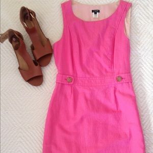 J crew Bright pink spring dress!