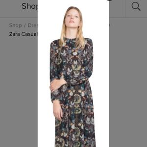 Zara floral maxi dress!