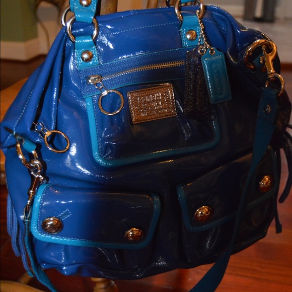 Authentic Coach Poppy Collection tote.