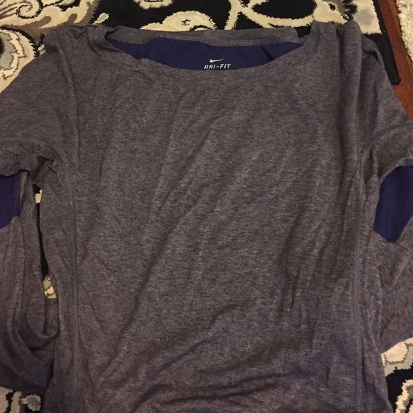 Nike drifit purple long sleeve
