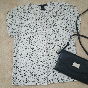 [H&M] "Spotted" blouse