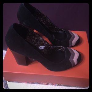 NWT Missoni for Target Zig-Zag Suede Pumps w box