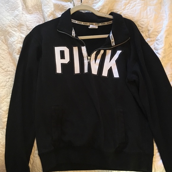 PINK quarter zip up