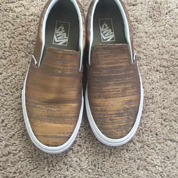 Gold Vans