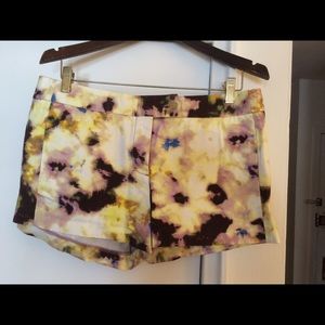 J.Crew Factory multicolor watercolor shorts 10