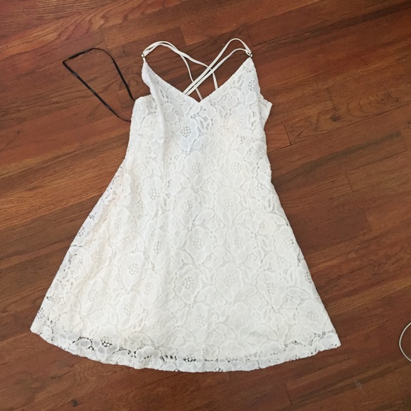 White lace Forever 21 dress