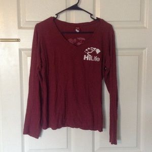 HiLife large long sleeve tshirt