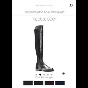 SW 5050 boot 5m black Nappa Stuart Weizmann