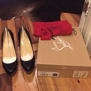 Christian Louboutin Bianca Black Patent Calf
