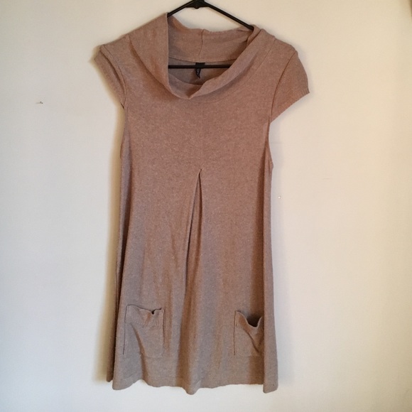 Topshop long shirt in taupe! - Picture 1 of 1