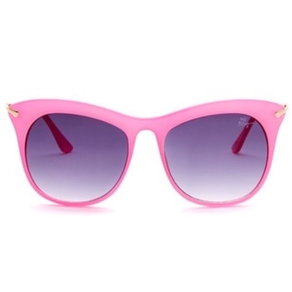Betsey Johnson Cat Eye Sunglasses Purple /& Brown Tortoiseshell Acetate New
