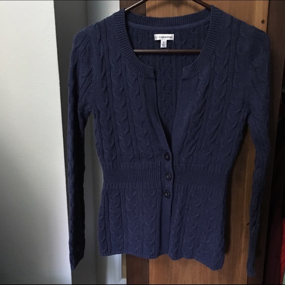 Navy sweater cardigan