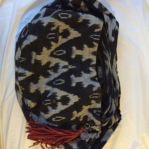 Tylie Malibu ikat canvas tote