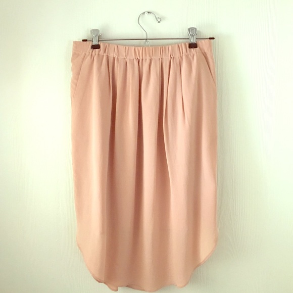Madewell silk island skirt