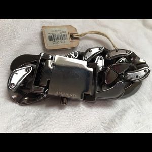 All Saints Ariel Bracelet in Hermatite (dark grey)