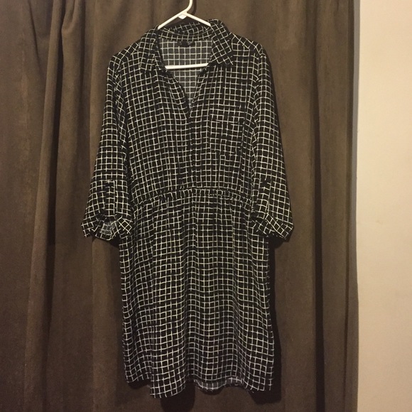 Black & White Topshop Dress