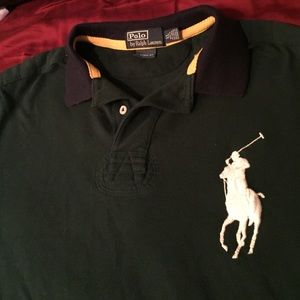 CUSTOM FIT POLO BY RALPH LAUREN MENS T SHIRT
