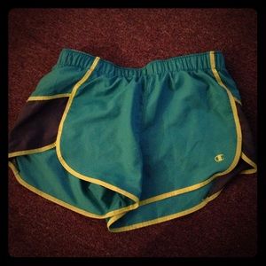 Turquoise athletic shorts NWOT