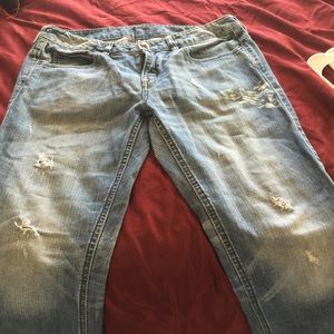 Express distressed jeans. Size 10 regular