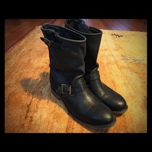 Vintage Shoe Company Veronica Moto Boots Sz 7