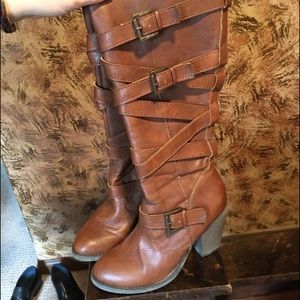 Ladies Madden Girl leather boots!!