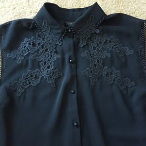 [Topshop] Black crop top