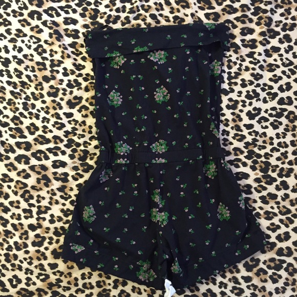 Urban Outfitters Floral Halter One-Piece Romper - Picture 3 of 4