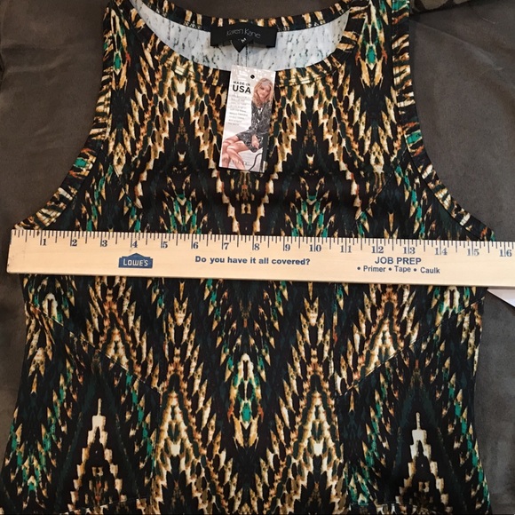 LAST CHANCE❗️Karen Kane Evergreen Zig Zag Dress - Picture 5 of 6
