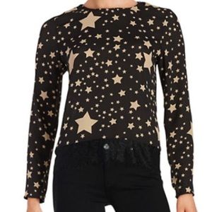 NWT Star Print Blouse