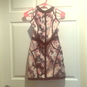 Hot!!! Floral halter top mini dress!