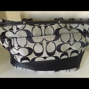 Authentic Coach diaper bag/large tote