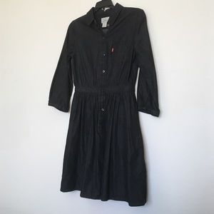 3/4 sleeve Levi's soft jean dress with pockets
