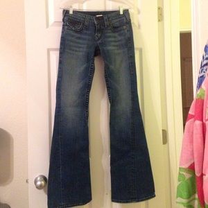 True religion size 27 flare jeans