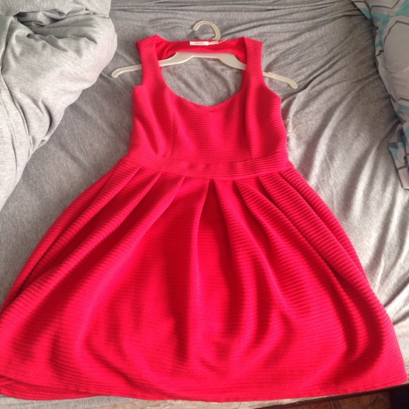 Red semi formal dress