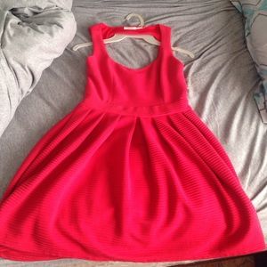Red semi formal dress