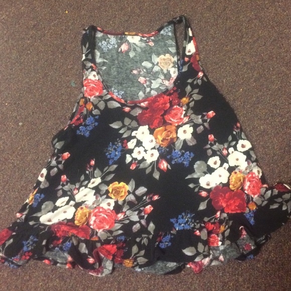 flower print tank!