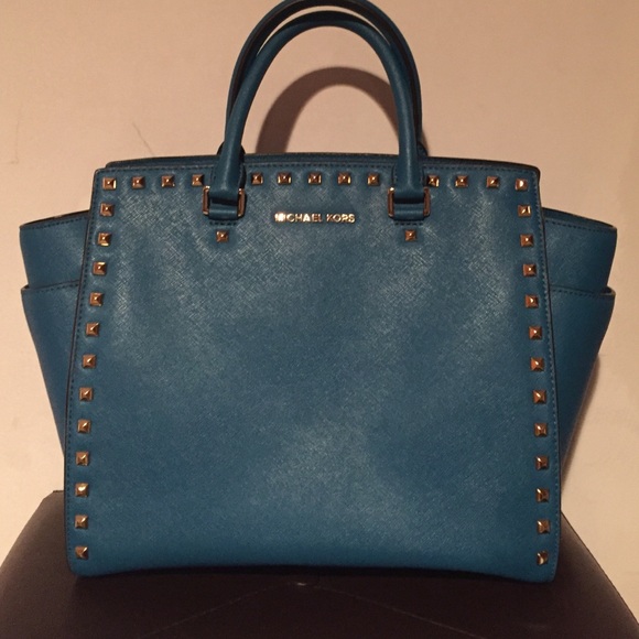 michael kors selma large studded