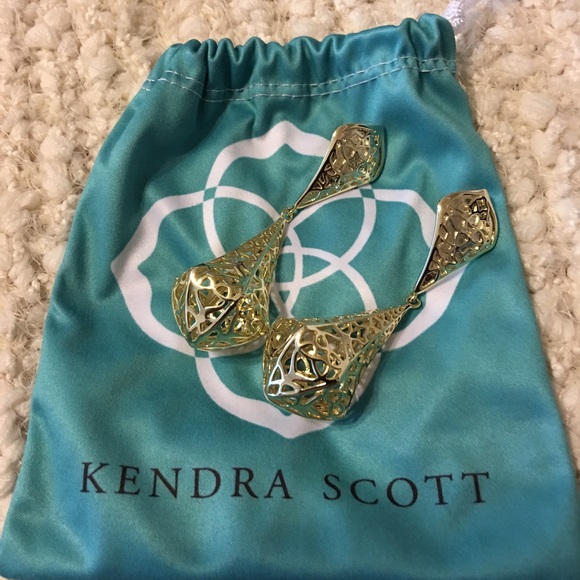 Gold Earrings by Kendra Scott