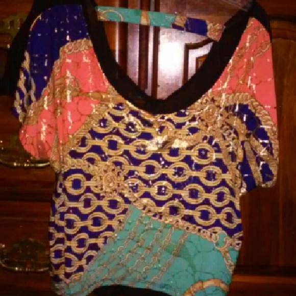 Chain printed shirt