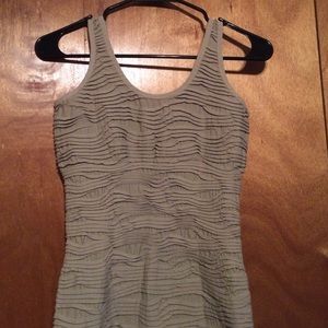 This is a beige M/L dress