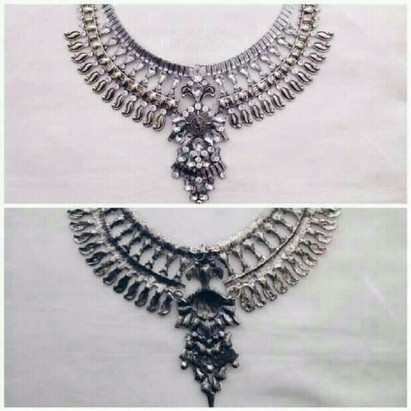 Jewelry | crystal edgy collar necklace - Picture 2 of 4