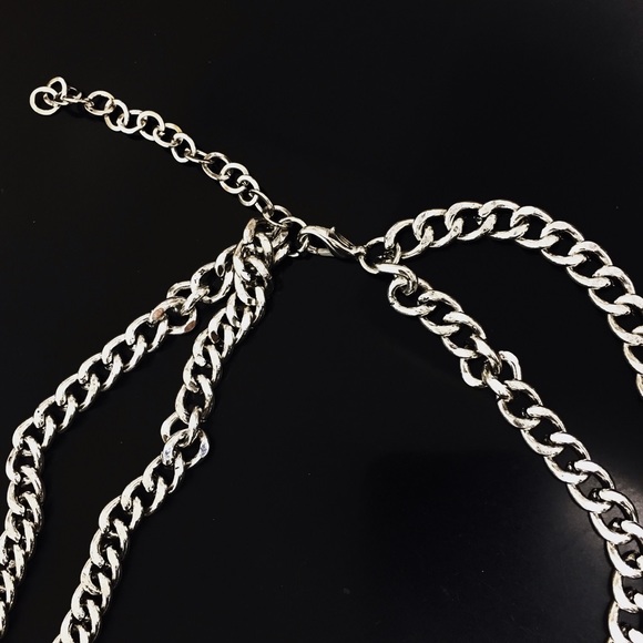 Jewelry | crystal edgy collar necklace - Picture 4 of 4